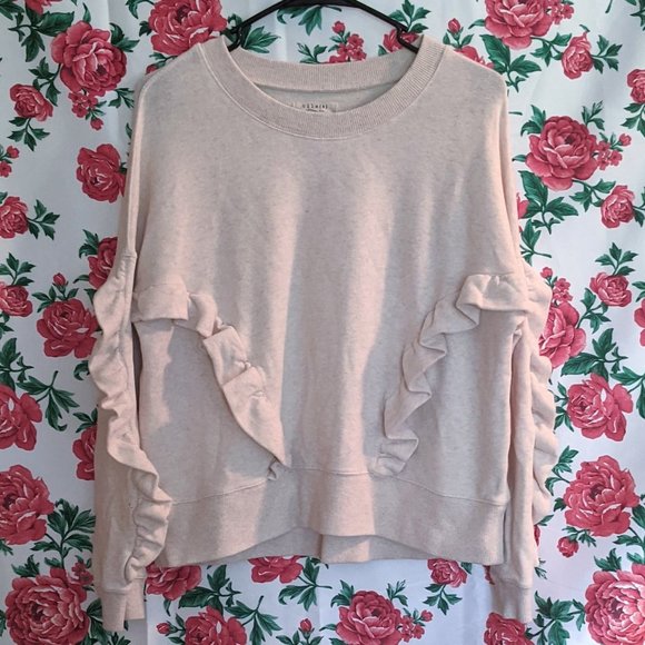 Madewell Sweaters - MILE(S) BY MADEWELL 💐 Ruffle Sweater